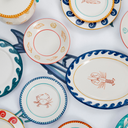 Dolce Vita Pasta Plates Set-Of-Four