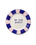 Pipa Pink/Blue Dessert Plate Set-Of-Two