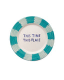 Frida Blue Dessert Plate Set-Of-Two