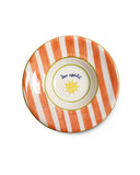 Loulou Orange Pasta Plates Set-Of-Four