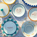 Fish Dessert Plate Set-Of-Two