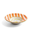 Loulou Orange Pasta Plates Set-Of-Four