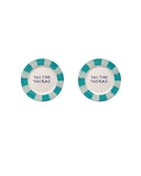 Frida Blue Dessert Plate Set-Of-Two