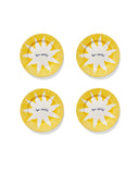 Soleil Yellow Dessert Plates Set-Of-Two