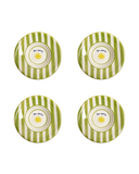 Loulou Green Pasta Plates Set-Of-Four