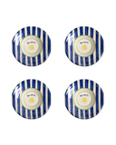 Loulou Blue Pasta Plates Set-Of-Four